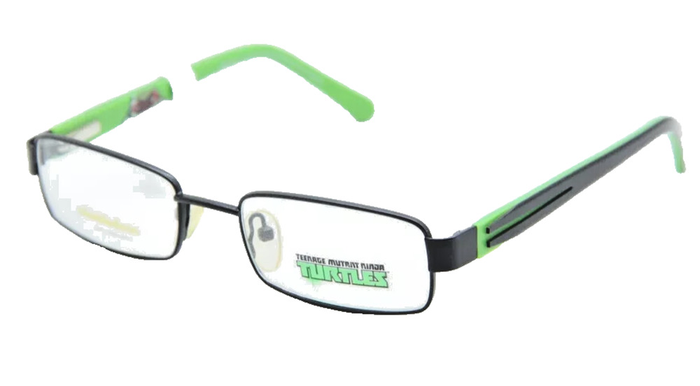 NICKELODEON TM02 RAPHAEL BLACK GREEN EYEGLASSES 47-17-130 AUTHENTIC KIDS